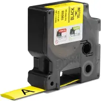 Dymo 18058 (S0718340) - (19 mm) - Noir sur jaune - Ruban