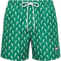 Urban Classics Pattern Swimming Shorts Vert 3XL Homme