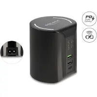 DeLOCK Chargeur USB et sans filUSB Type-C + USB Type-A