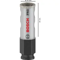 Bosch Pc Plus Hs Diamond Drill Bit 19 Mm Clair