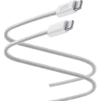 Cellularline Flexforce Câble en silicone tissé USB-C vers USB-C