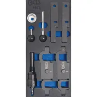 Bgs Garniture pour servante d'atelier 1/3 : outils de réglage du moteur pour Porsche Panamera / Cayenne V8 8 pièces - 8835
