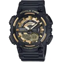 Casio Aeq110bw9avdf 52.2mm 10atm Quartz Analog/digital Watch Doré Homme
