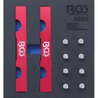 Bgs Garniture pour servante d'atelier 1/6 : Jeu d'outils de réglage du moteur pour Mercedes-Benz M642 - 6689