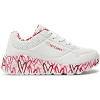 SKECHERS chaussures de sport junior 314976L-WRPK Uno Lit blanc r. 35.5