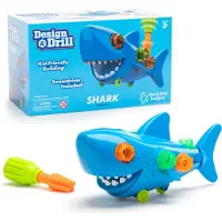 Educational Insights Conception des ides ducatives et requin de forage - dmonter le jouet 13 pices gifles de tournevis pour enfants