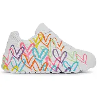 SKECHERS Baskets basses enfant UNO LITE - GOLDCROWN SPREAD THE LOVE filles - Blanc - 27