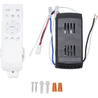 Gistuch Kit de télécommande universel pour ventilateur de plafond, courant continu, 6 vitesses, récepteur ded'éclairage avec minuterie, pour remplacement