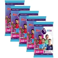 Topps - Cartes à collectionner de la Premier League 2025/26 - 5 boosters