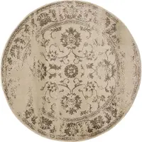 Interiyou Tapis Suzuka Crème/Marron, ø 160 cm, rond