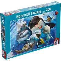 Schmidt Spiele 56360 Puzzle Amis sous-marins - 200 pièces