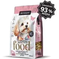 DR MALOU Puppies Nourriture lyophilisée Canard avec lait de chèvre et jaune d'œuf nourriture sèche pour chiots 500g
