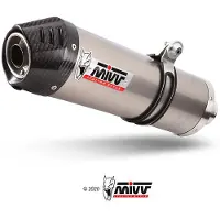 MIVV Oval Triumph Tiger 900/gt/pro/rally 2021-24 T.018.lnc Homologated Slip On Muffler Argenté Homologated