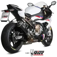MIVV Delta Race Bmw S 1000 Rr 2019-24 B.036.ldrc Homologated Slip On Muffler Argenté Homologated