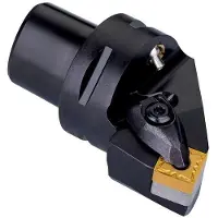 Pramet Porte-plaquettes ISO C4-DSRNL-22050-12 D.40mm avec accouplement polygonal Rotation à gauche