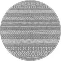 Tapis.fr Tapis d'intérieur & extérieur Verona blanc 200 cm rond