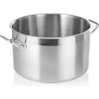 WAS Germany - Marmite à rôtir Cookware 21, Ø 36 cm, 22 l, acier inoxydable 18/10