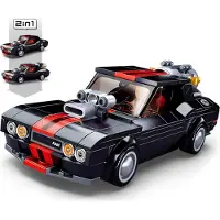 Sluban Model Bricks Car 2 In 1- Construction Game 328 Pieces Argenté Enfants
