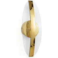 Toolight Applique Murale G130-W Gold 11X11X30Cm