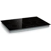 Klarstein Plaque vitrocéramique, cuisinière 5 feux, table de cuisson 8500 W, table de cuisson encastrable moderne, table de cuisson électrique, fonction Boost, table de cuisson vitrocéramique 80 cm