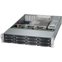 Super Micro Computer B.v. CSE-826BE1C4-R1K23LPB Server Geh 2U/2x1200W/12x3.5"SC826BE1C4-R1K23LPB ohne OS