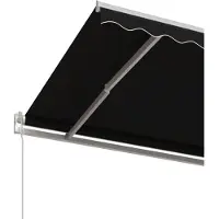 vidaXL Store banne automatique 500x350 cm Anthracite