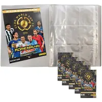 Panini Cartes à collectionner Adrenalyn XL de la Coupe du Monde des Clubs de la FIFA 2025 - 1 album vierge + 5 boosters