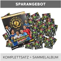 Panini Cartes à collectionner Adrenalyn XL de la Coupe du Monde des Clubs de la FIFA 2025 - Les 369 cartes au complet, plus un album (à l'exclusion des cartes en édition limitée ou autres cartes spéciales)