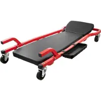 StarTech.com Planche de montage à roulettes - table d'atelier - table de montage - tabouret d'atelier - 1118 mm - 136 kg - robuste et mobile - idéal pour les ateliers