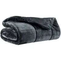 Vivaraise Couverture Tender gris cendre - 130 x 180 cm