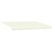 vidaXL Armature d'auvent Crème 450 x 300 cm Polyester avec revêtement PU