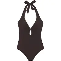 LASCANA Maillot de bain chocolat / cappuccino / noir