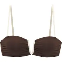 Copenhagen Studios Hauts de bikini marron / blanc