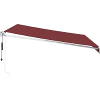 vidaXL Store automatique rouge bourgogne 400x300 cm