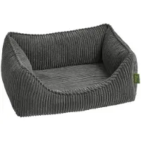 Hunter Canapé orthopédique pour chiens Corbie anthracite, taille : L