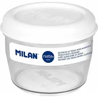 Milan Boîte à Lunch Ronde Tritan Nata Hermétique, Ronde, Tritan, 0,5l - Milán