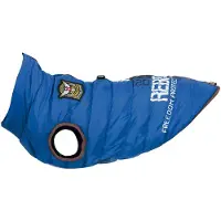 Trixie Cape With Saint-malo Harness Bleu 45 cm