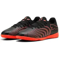 Puma Hommes, Chaussures de football, Future 9 Play It (47), Rouge, Noir, Gris