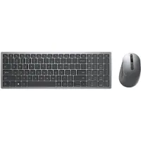 Dell KM7120W clavier Souris incluse RF sans fil + Bluetooth QWERTY Italien Gris, Titane