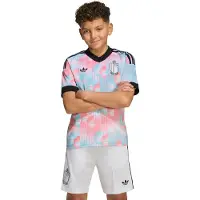 Adidas Belgium 26/27 Away Junior Short Sleeve T-shirt Multicolore 7-8 Years Enfants