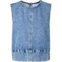 Pieces Haut 'PCSky' bleu denim