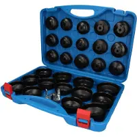 Ks Tools Jeu de clés pour filtre à huile, 30 pièces