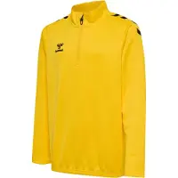 Hummel Sweat de sport jaune / noir