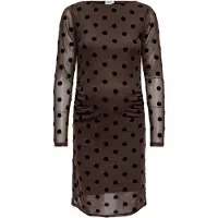 ONLY Maternity Robe 'OLMLaguna' marron / noir