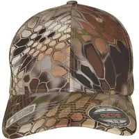 Flexfit Casquette 'Kryptek' beige / marron / noisette / brun foncé