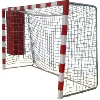 Netex - Filet de handball, polyester (lot de 2) PP10261 (taille unique) (blanc)
