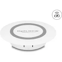 DeLOCK - Induktive Ladematte - zum Tischmontage - 15 Watt - 1,25 A - Fast Charge - weiß (66260)