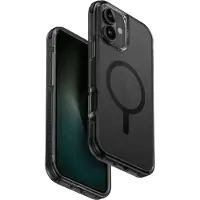 Uniq etui Combat iPhone 16 Plus 6.7" Magclick Charging czarny/carbon black (Apple iPhone 16 Plus), Coque pour téléphone portable, Noir