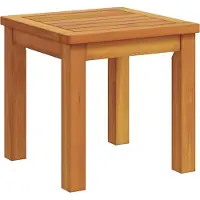 Syfax Table d'appoint Huile Naturelle 35 x 35 x 34 cm