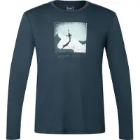 Super.natural Almost Done Long Sleeve T-shirt Vert,Bleu M Homme
